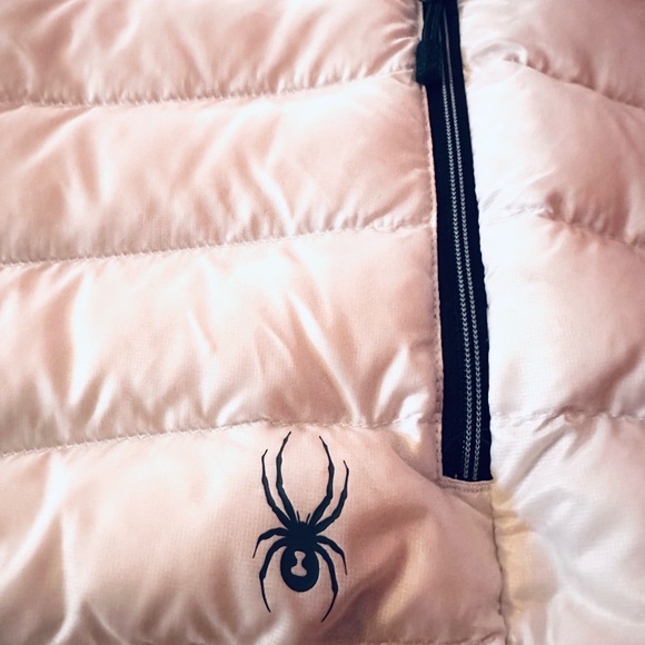 Women’s White Down Timeless Spyder Vest size XL - Picture 2 of 9